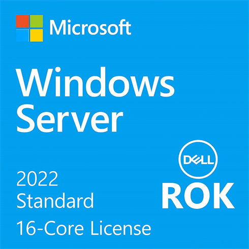 DELL Windows Server 2022 Standard Edition Add License16CORE NO MEDIA/ KEY Cus Kit